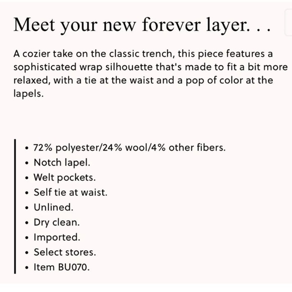 J. Crew Harriet Trench Coat size M - Picture 5 of 6